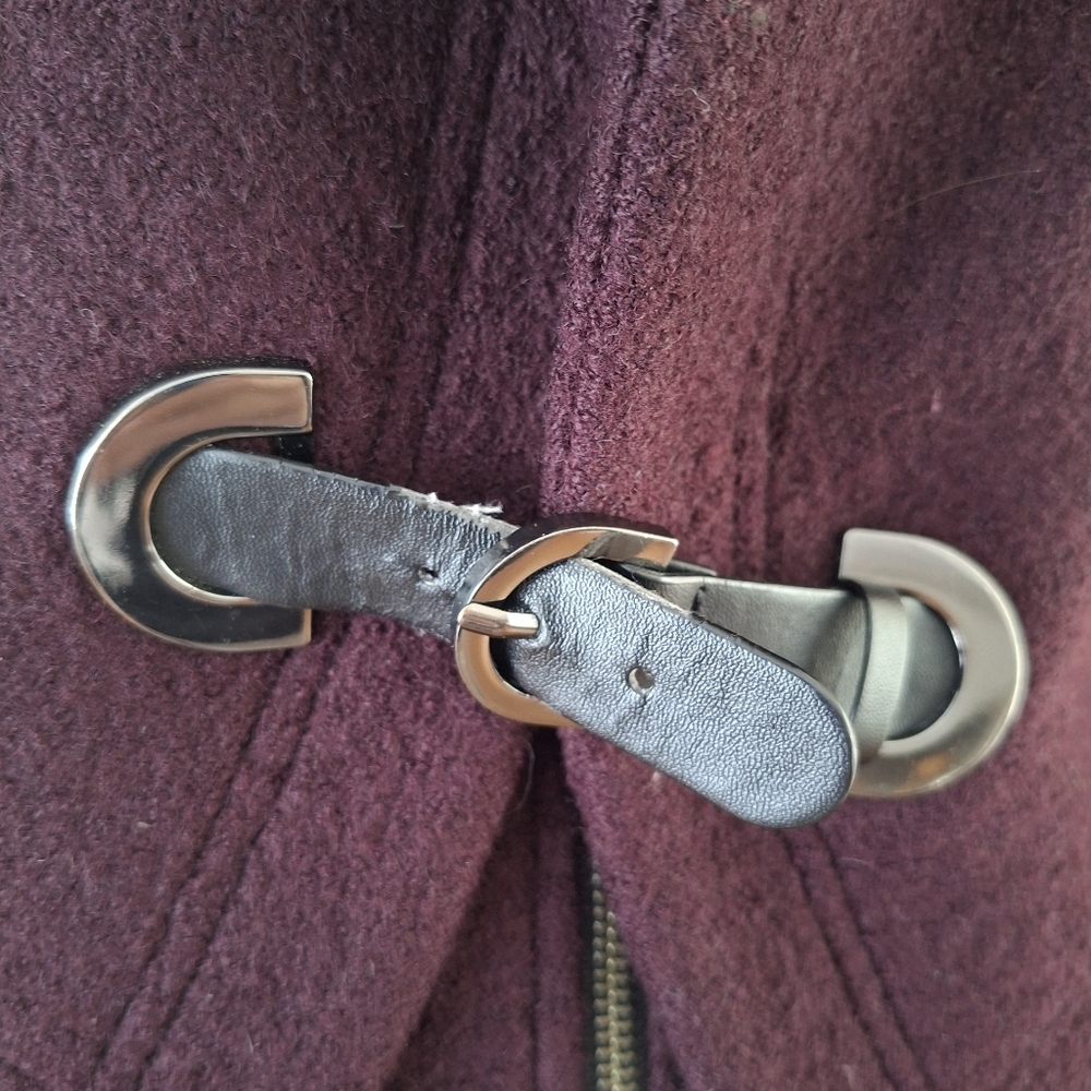 Soia & Kyo outershell Burgundy winter coat Made in Canada Soïa & Kyo - Picture 14 of 14